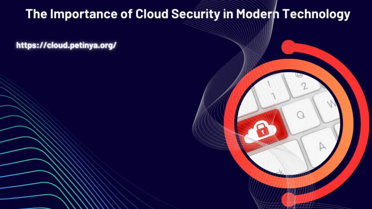 the importance of cloud security in modern technology