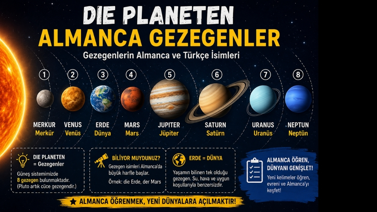 almanca gezegenler die planeten