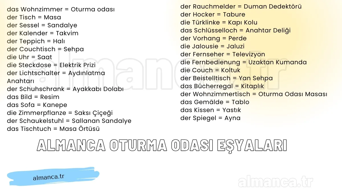 almanca oturma odasi esyalari